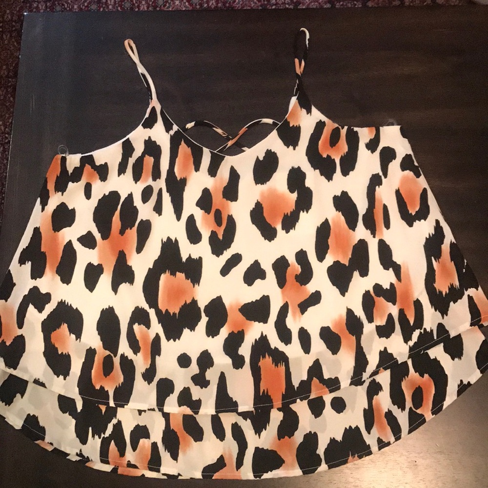 Cheetah Print top! New with price tag!